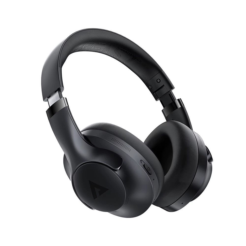 Bluetooth 5.3 слушалки, безжични, IPX4, Hi-Fi звук, активно намаляване на шума - Acefast (H4) - черни