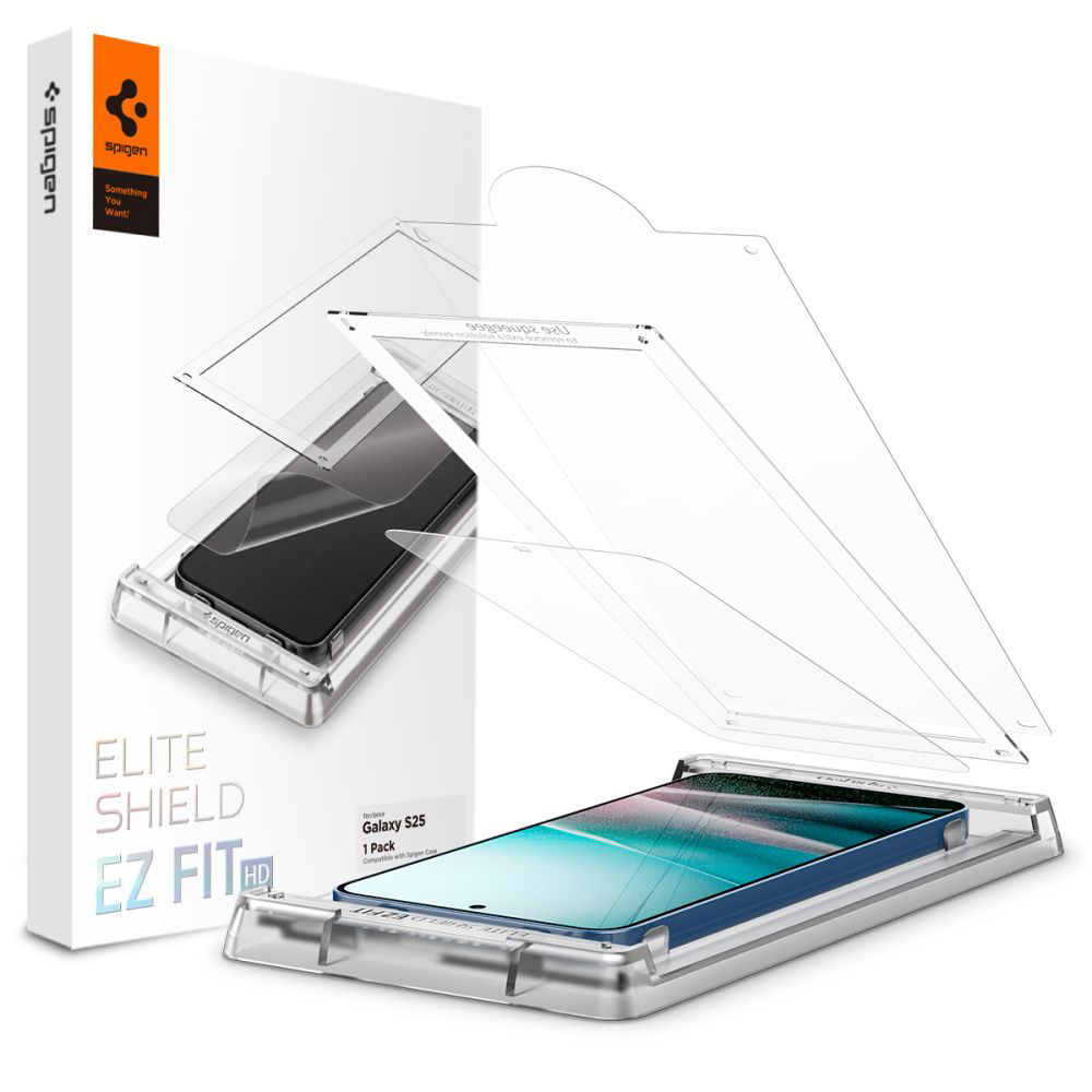 Калъф за Samsung Galaxy S25 Plus - Spigen Elite Shield EZ Fit HD (AFL09087) - Прозрачен