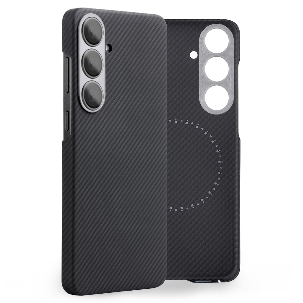 Калъф за Samsung Galaxy S24 Plus - Edizard Air MagSafe Case - Черен