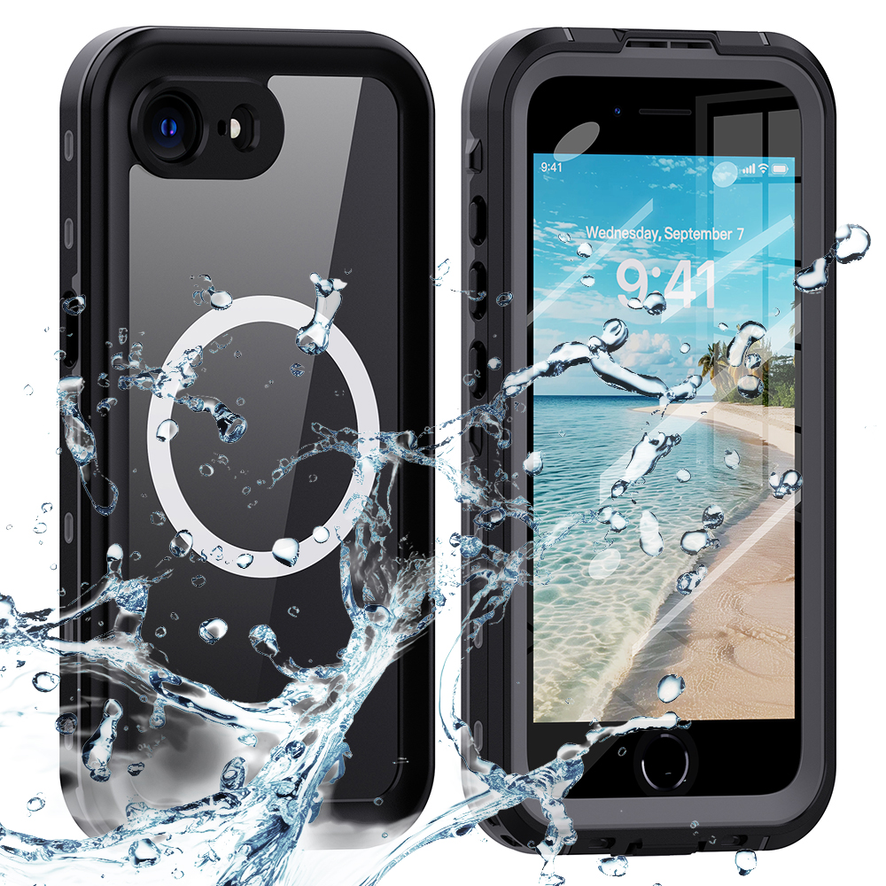 Калъф за iPhone 16e / iPhone 17e - ShellBox Waterproof IP68 Case - Черен