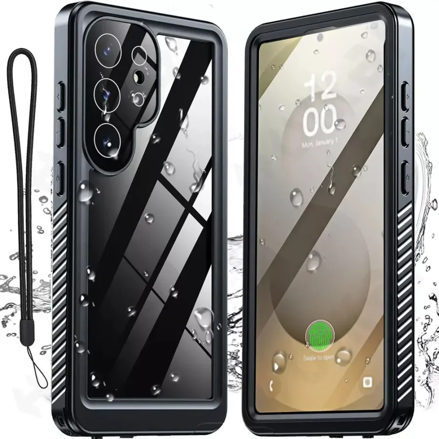 Калъф за Samsung Galaxy S25 Ultra - ShellBox Waterproof IP68 Case - Черен