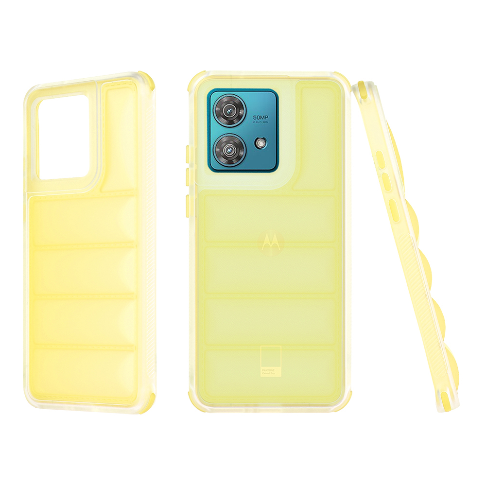 Калъф за Motorola Edge 40 Neo - Techsuit Wave Shield - Жълт