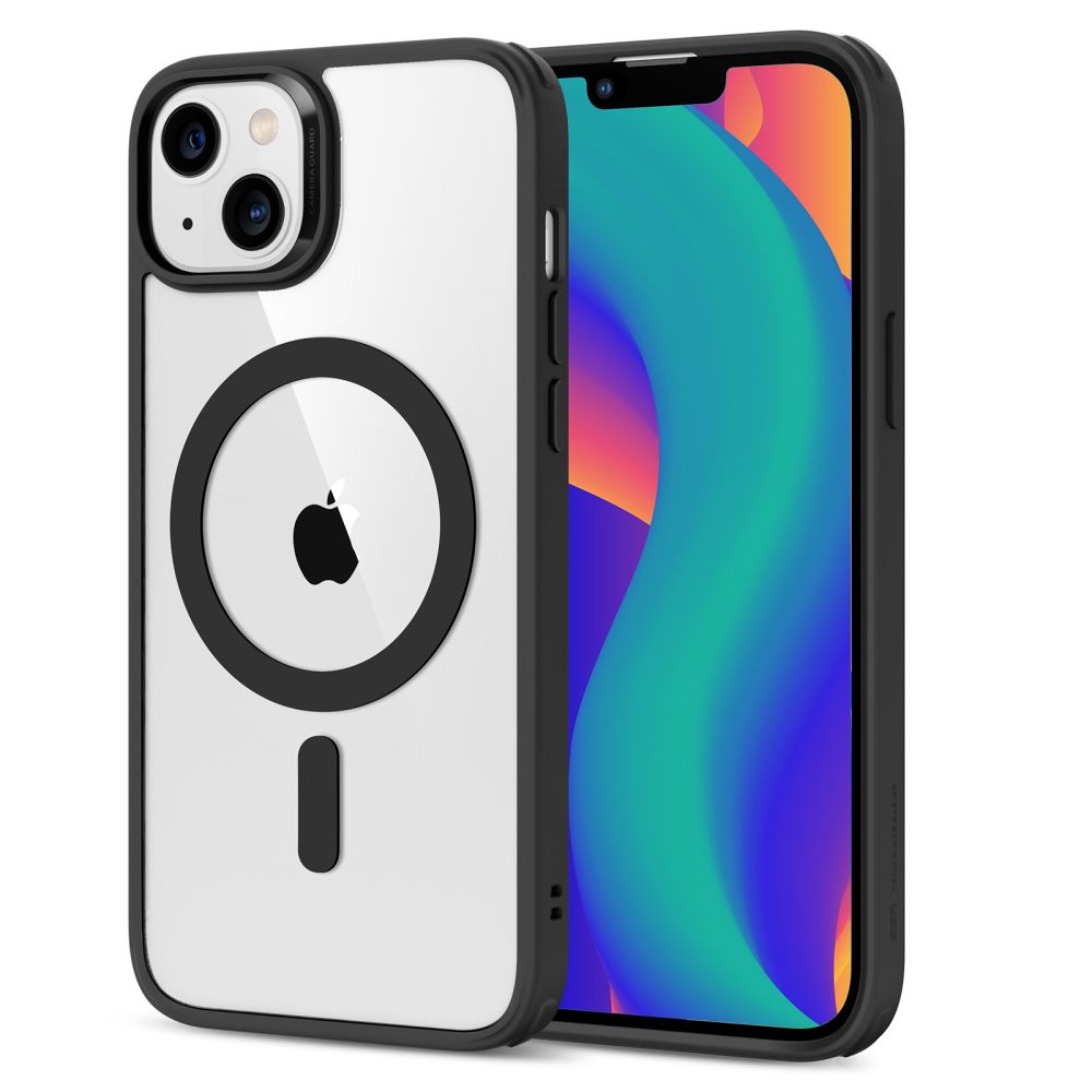 Калъф за iPhone 14 / iPhone 13 - ESR Classic Classic Hybrid HaloLock - Прозрачен Черен