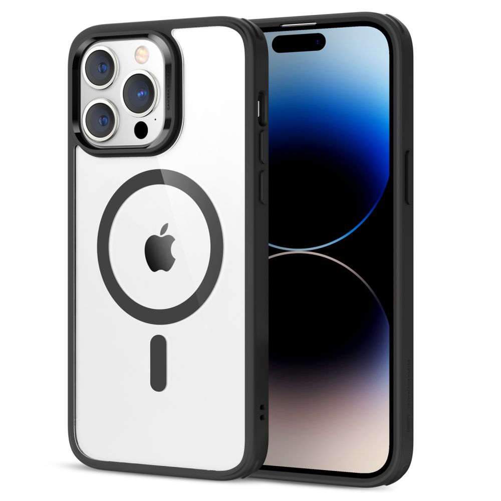 Калъф за iPhone 14 Pro - ESR Classic Classic Hybrid HaloLock - Прозрачен Черен
