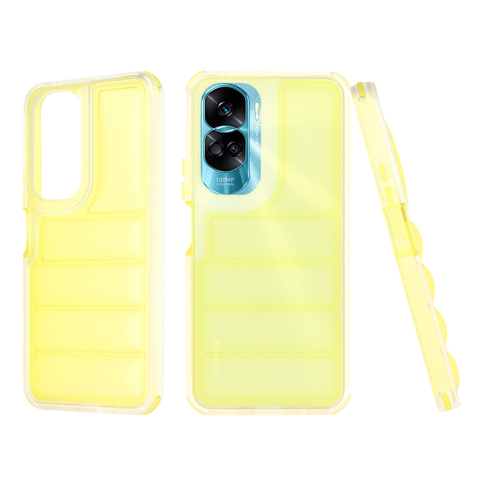 Калъф за Honor 90 Lite - Techsuit Wave Shield - Жълт