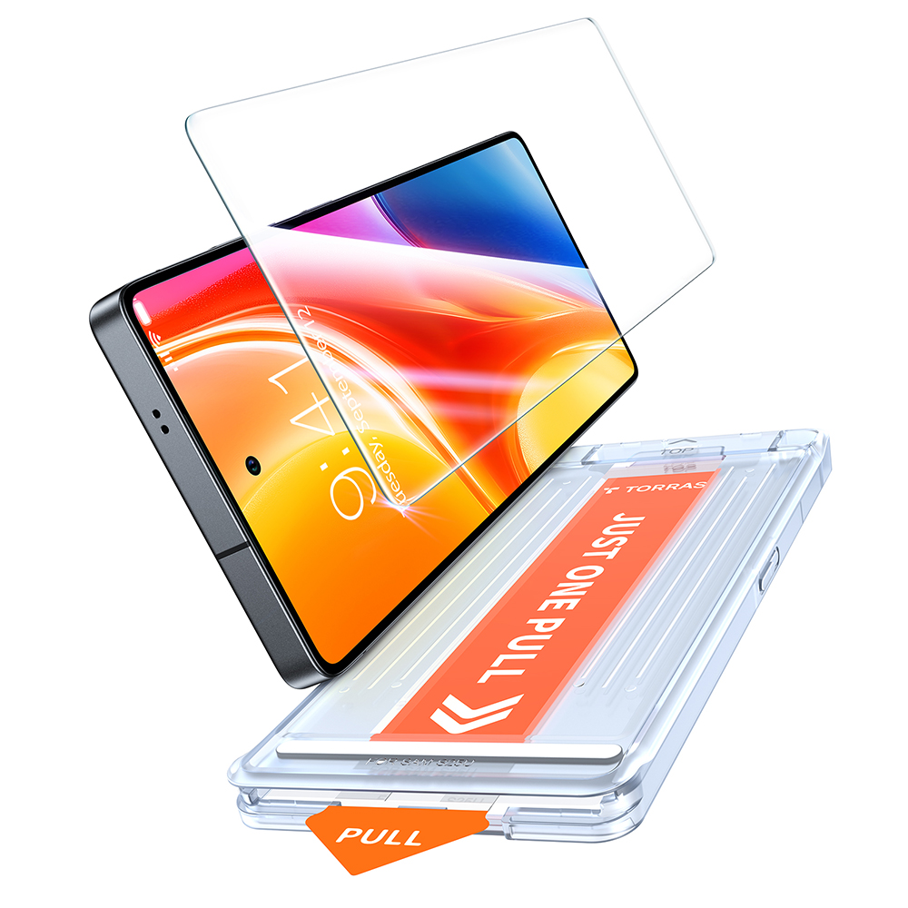 Фолио за Samsung Galaxy S25 Plus - Torras GlassGo Install Master - Прозрачен