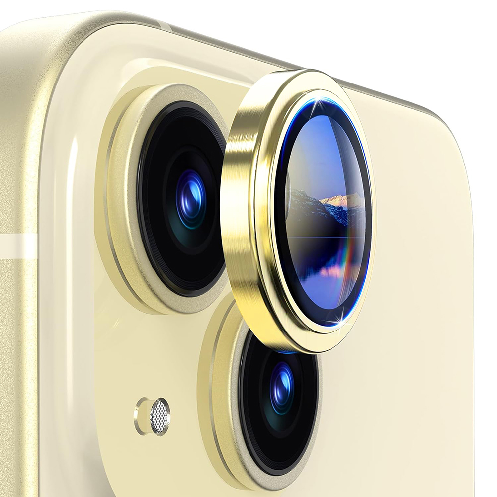 Калъф за iPhone 14 / iPhone 14 Plus - Lito S+ Camera Glass Protector - Жълт