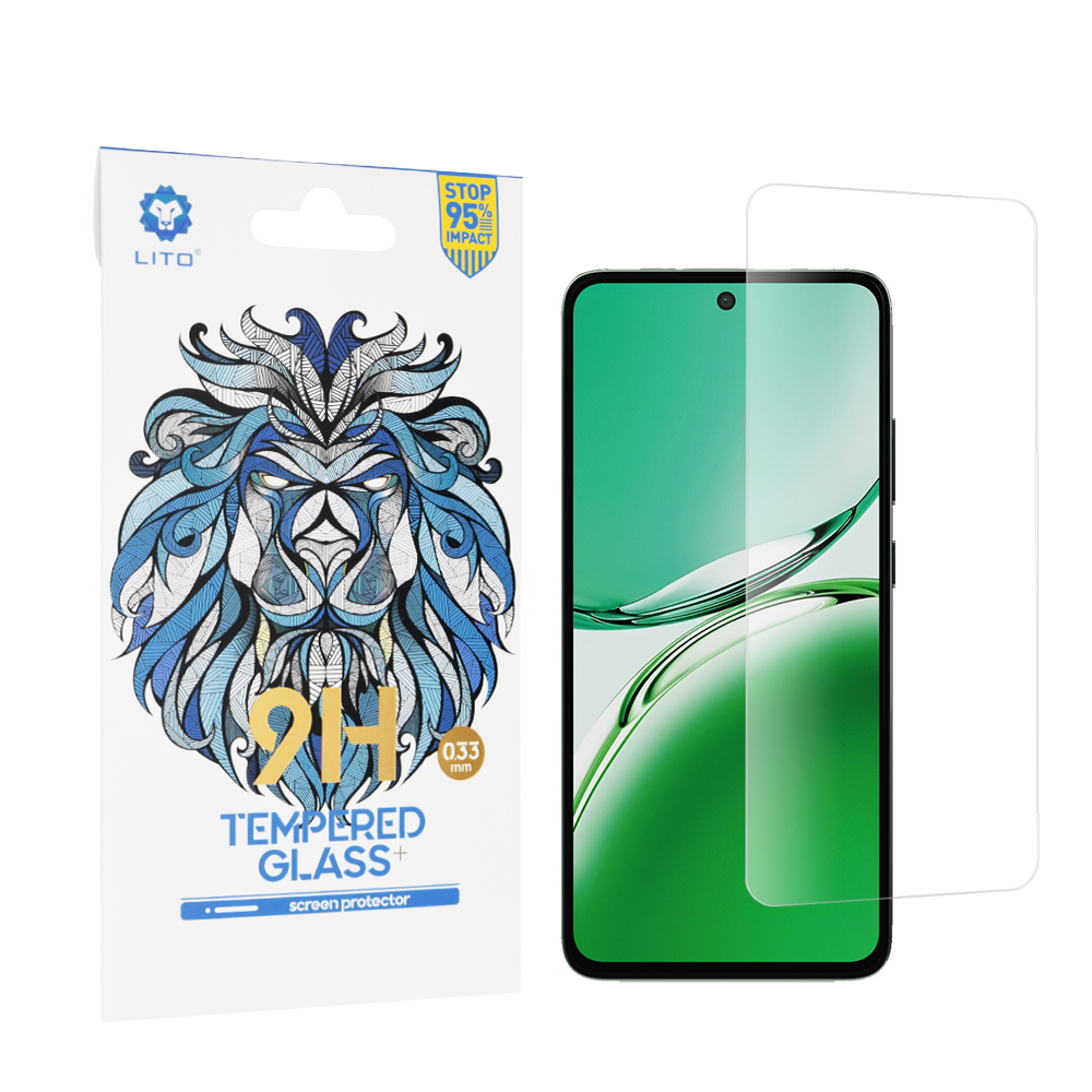 Oppo Reno12 F 4G - Lito 2.5D Classic Glass - Прозрачно