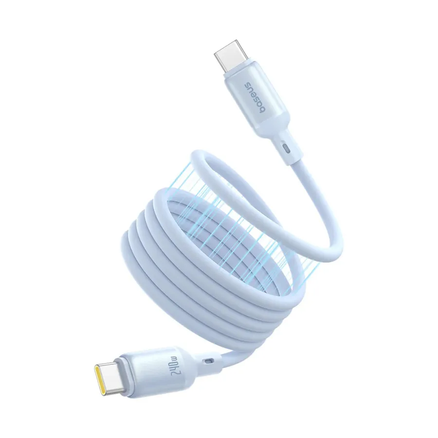 Type-C кабел, 240W, магнитен, 1m - Baseus PicoGo (P10376800311-00) - Син