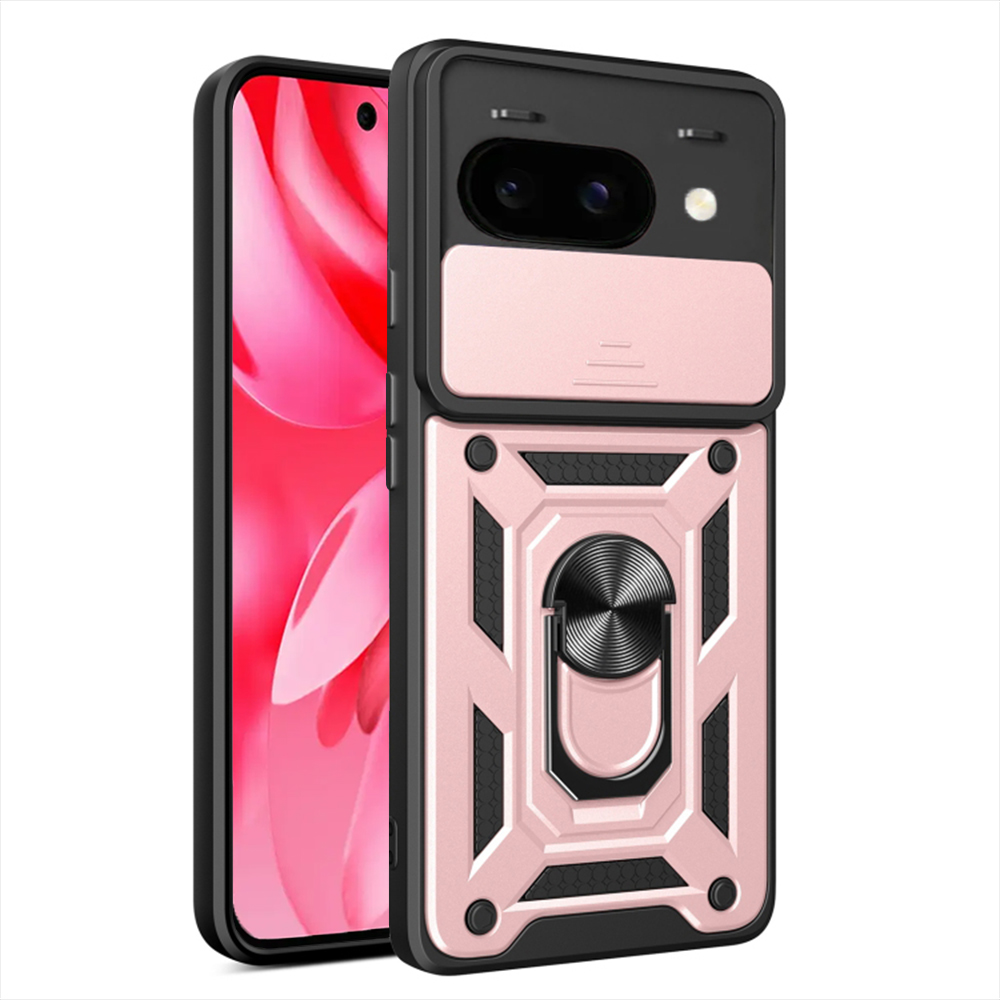 Калъф за Google Pixel 9a - Techsuit CamShield Series - Розово злато