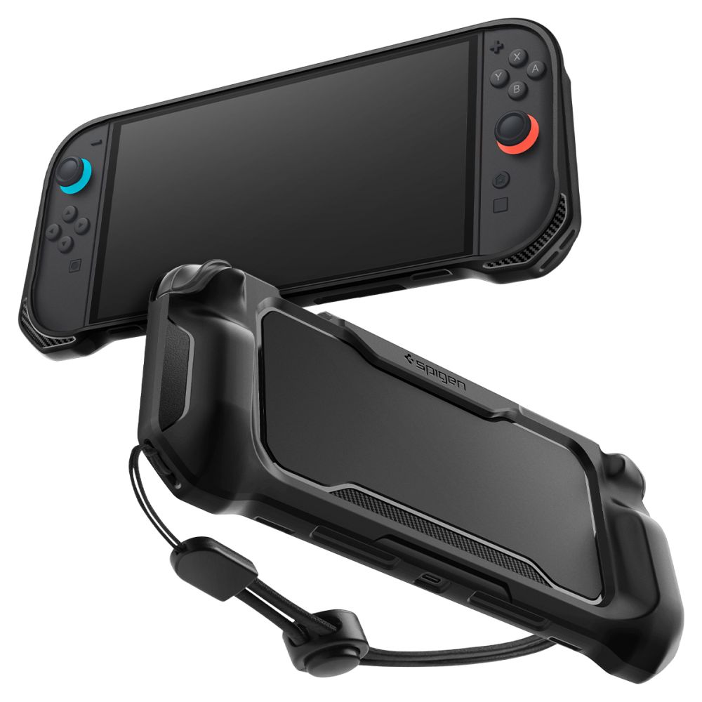 Калъф за Nintendo Switch 2 - Spigen Rugged Armor (ACS09075) - Матово черен