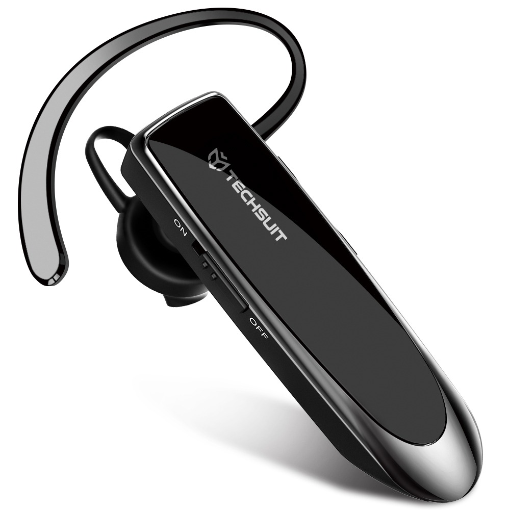 Bluetooth 5.0 слушалка, Hands-Free, Type-C, шумопотискане - Techsuit UrbanEar (CB1) - черна