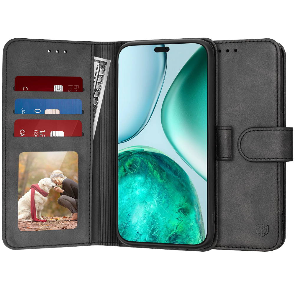 Калъф за Honor X8c - Techsuit Diary Book - Черен