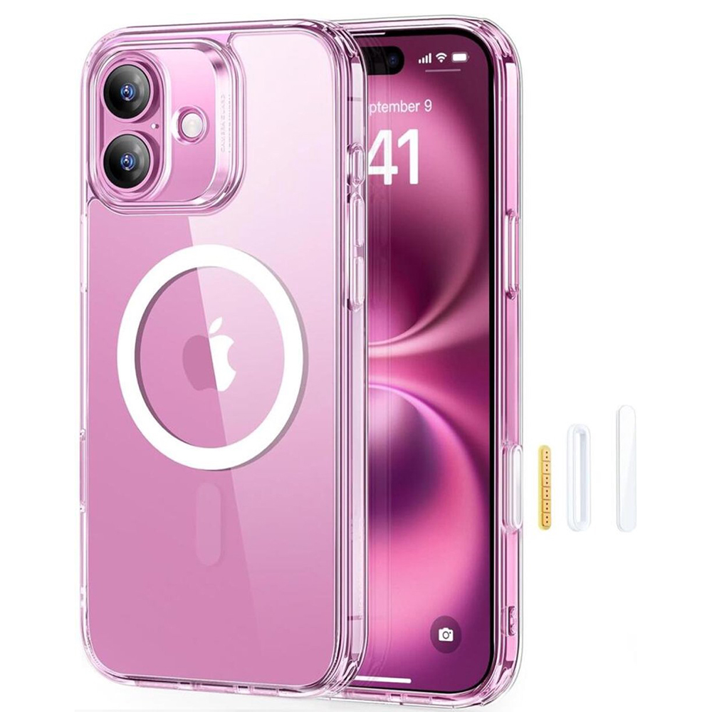 Калъф за iPhone 16 Plus - ESR Classic Hybrid HaloLock - Прозрачен