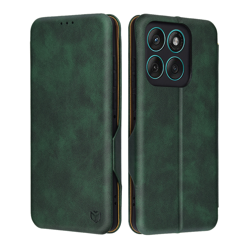 Калъф за Motorola Edge 60 / Edge 60 Fusion - Techsuit Safe Wallet Plus - Зелен