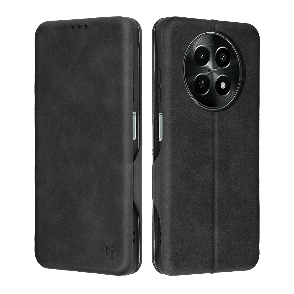 Калъф за OnePlus 12R - Techsuit Safe Wallet Plus - Черен