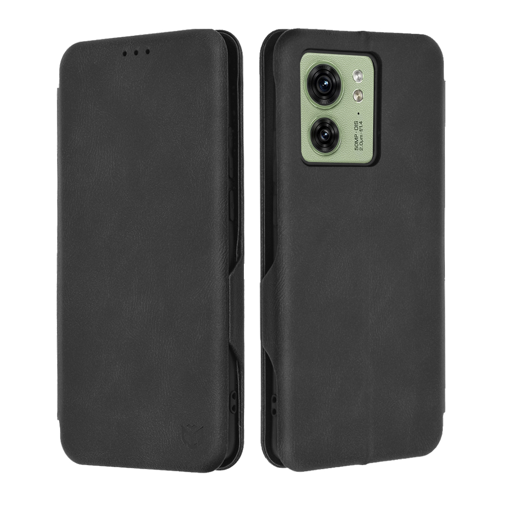 Чантичка за Motorola Edge 40 / Edge (2023) Techsuit Safe Wallet Plus, черна
