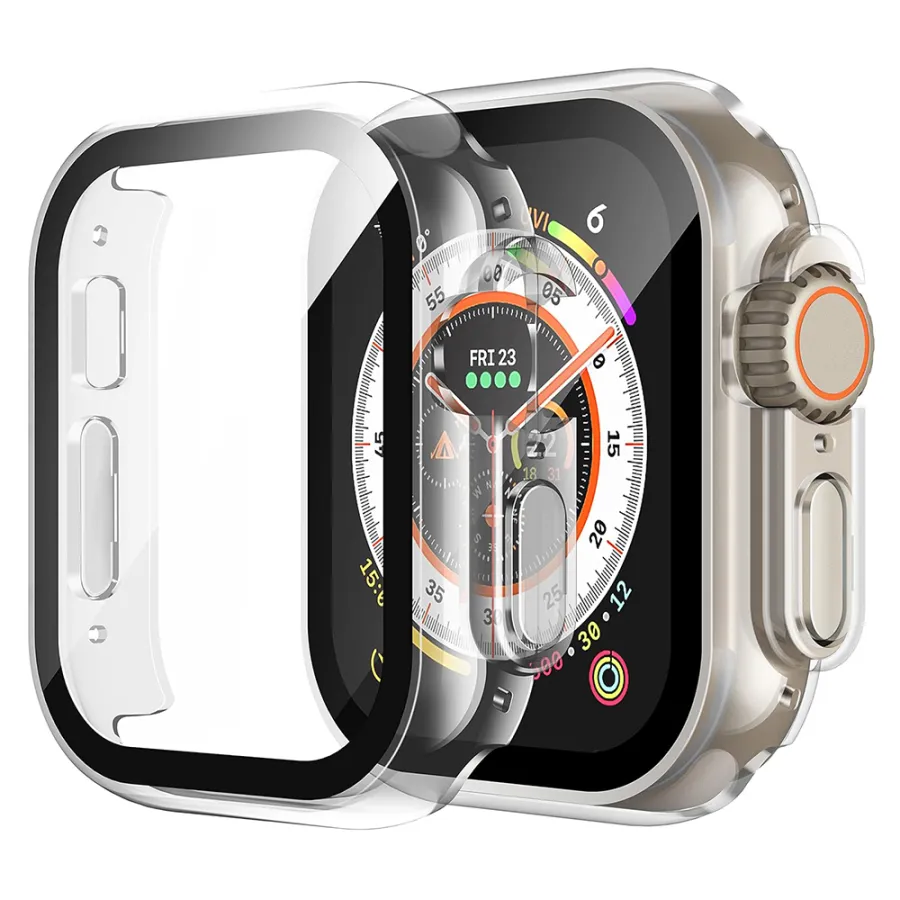 Калъф за Apple Watch Ultra / Ultra 2 / Ultra 3 + калъф - Techsuit Defense360 Pro - Прозрачен