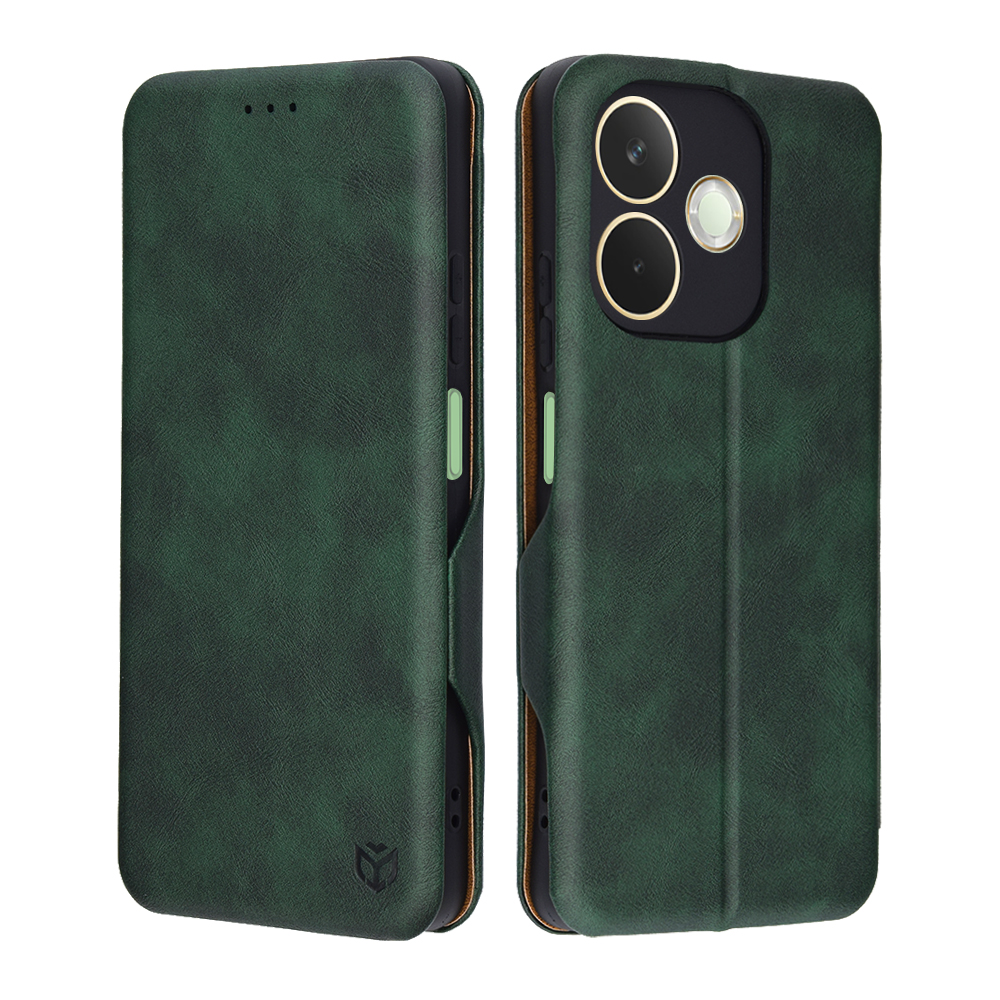 Калъф за Oppo A5 Pro 4G / A5 Pro 5G - Techsuit Safe Wallet Plus - Зелен