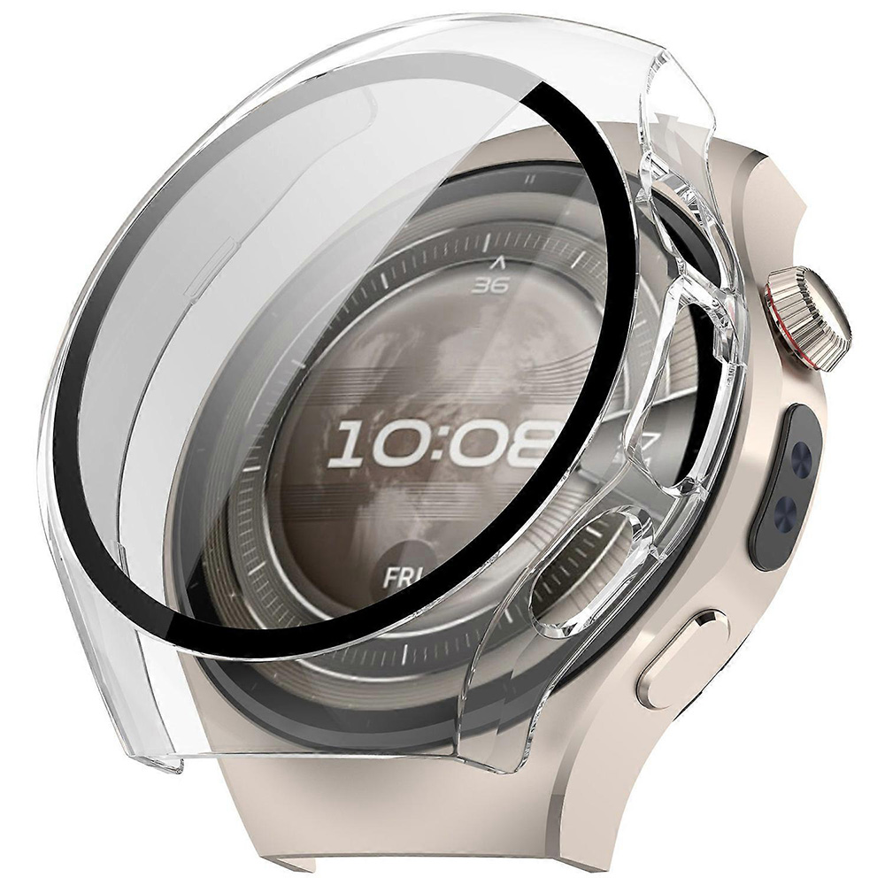 Калъф за Huawei Watch 5 46mm + калъф - Techsuit Defense360 Pro - Прозрачен