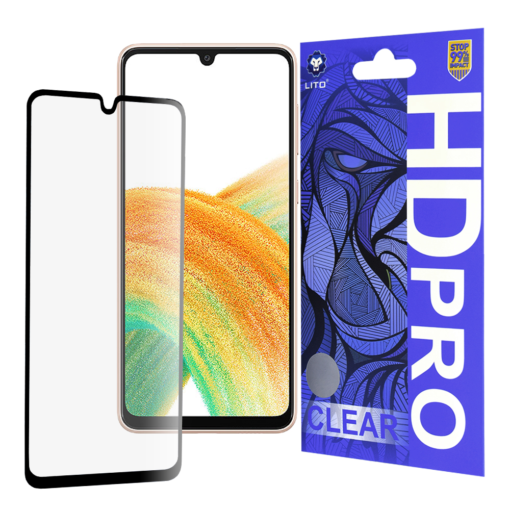 Калъф за Samsung Galaxy A33 5G - Lito HD Pro Прозрачен - Черен