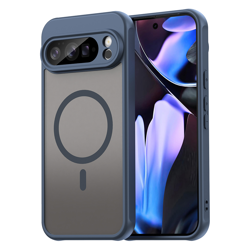 Калъф за Google Pixel 10 Pro XL - Techsuit HaloFrost II MagSafe - Тъмносин Син