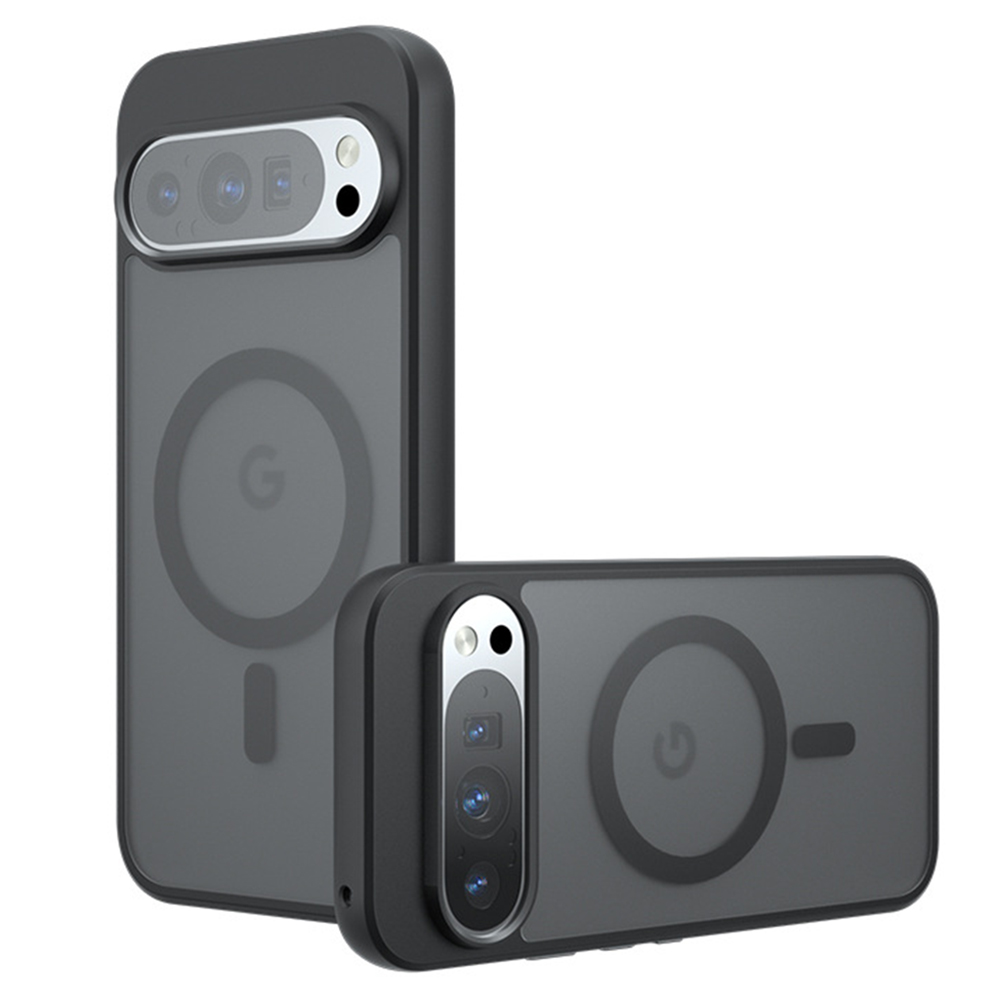 Калъф за Google Pixel 9 / 9 Pro - Techsuit PureFrost MagSafe - Frosted Черен