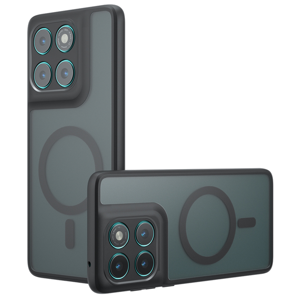 Калъф за Motorola Edge 60 / Edge 60 Fusion - Techsuit PureFrost MagSafe - Frosted Черен