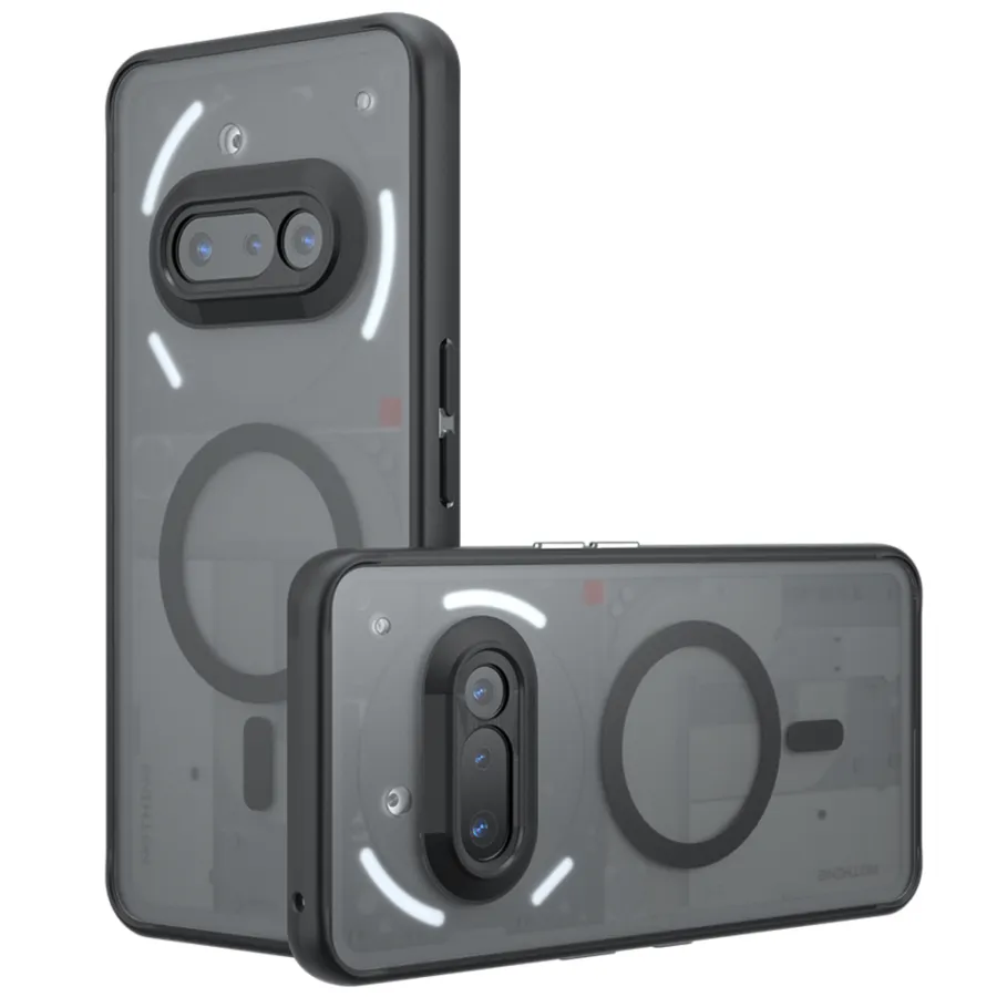 Case for Nothing Phone (3a) - Techsuit PureFrost MagSafe - Frosted Черен