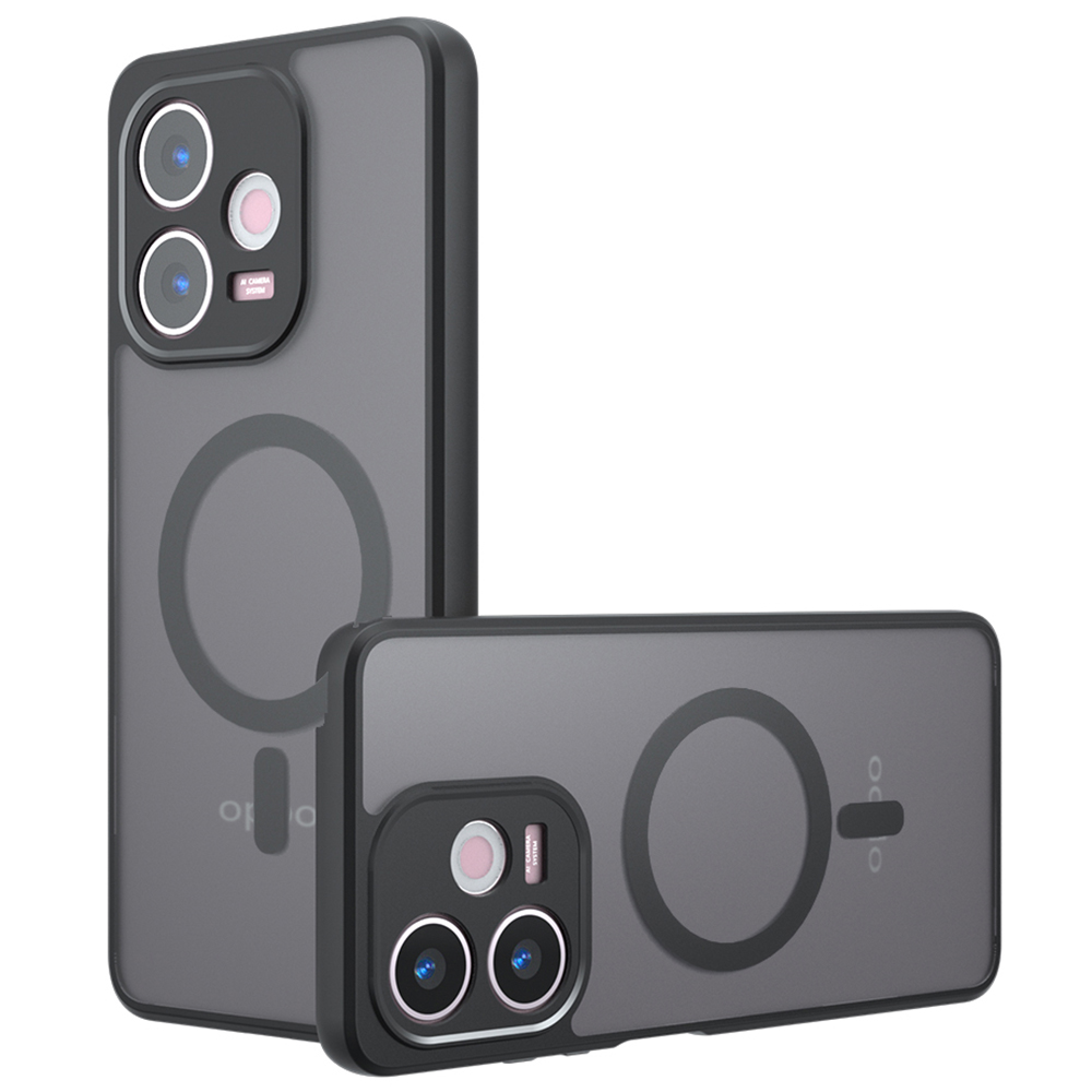 Калъф за Oppo A5 Pro 4G / A5 Pro 5G - Techsuit PureFrost MagSafe - Frosted Черен