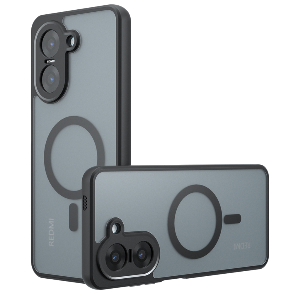 Калъф за Xiaomi Redmi A5 4G (стандартен) - Techsuit PureFrost MagSafe - Frosted Черен