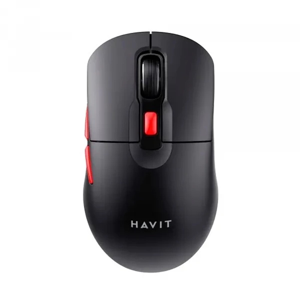 Мишка Fara Fir 2.4GHz, 800/1200/1600 DPI, ABS, PC- Havit (MS59WB) - Черен / Червен