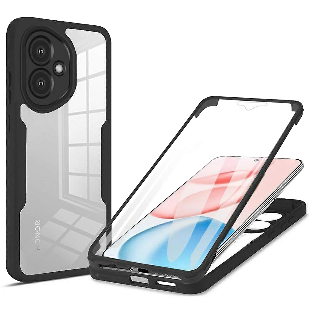 Калъф за Honor 400 + калъф - Techsuit ColorVerse 360 Series - Черен