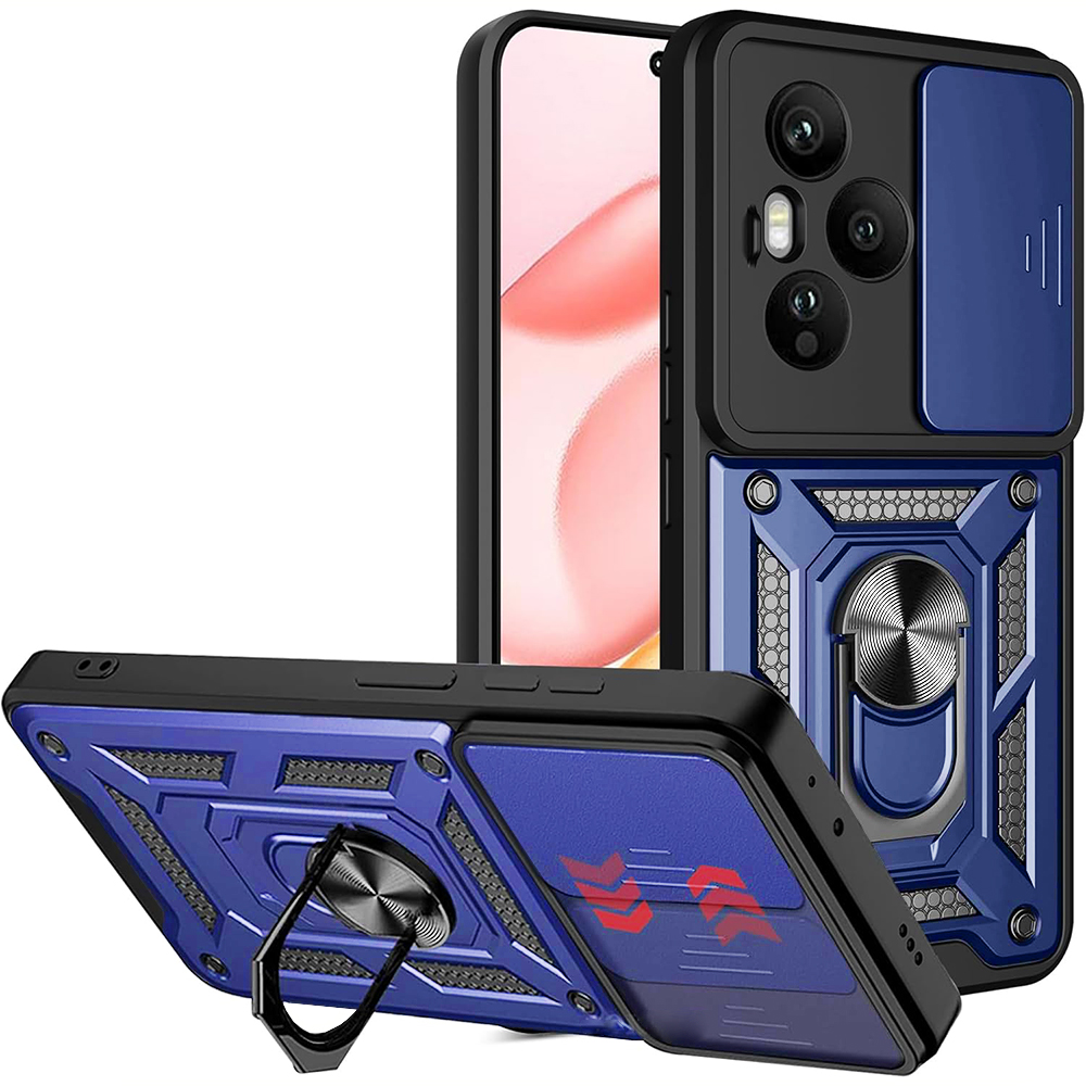 Калъф за Honor 400 Pro - Techsuit CamShield Series - Син
