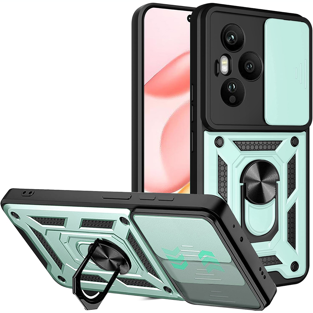 Калъф за Honor 400 Pro - Techsuit CamShield Series - Зелен