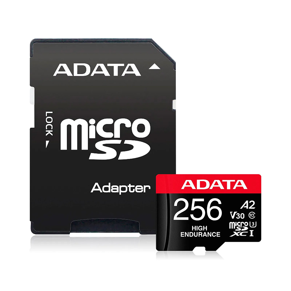 Карта с памет MicroSDHXC 256GB - Adata (AUSDX256GUI3V30SHA2-RA1) - Черна
