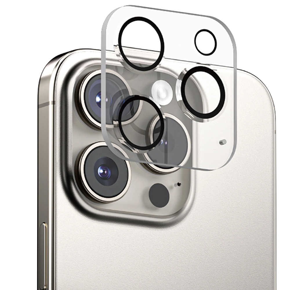 Калъф за iPhone 16 Pro / iPhone 16 Pro Max - ANANK Camera Guard - Прозрачен/Черен