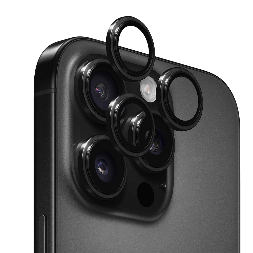 Калъф за iPhone 16 Pro / iPhone 16 Pro Max - ANANK AR Lens Guard - Черен