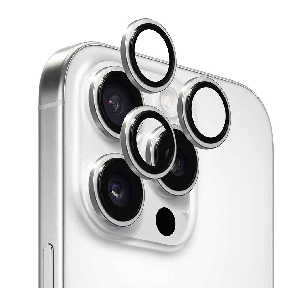 Калъф за iPhone 16 Pro / iPhone 16 Pro Max - ANANK AR Lens Guard - Сребрист