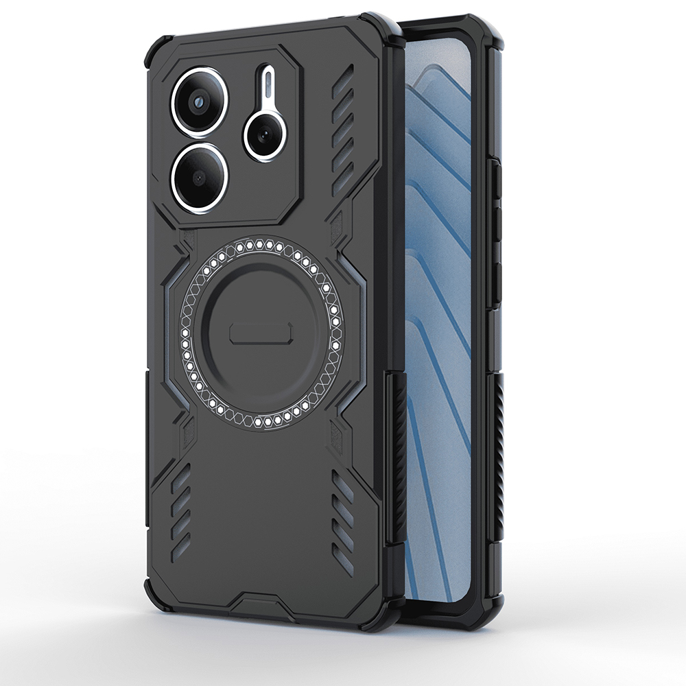 Калъф за Xiaomi Redmi Note 14 5G - Techsuit ArmorMag Case - Черен
