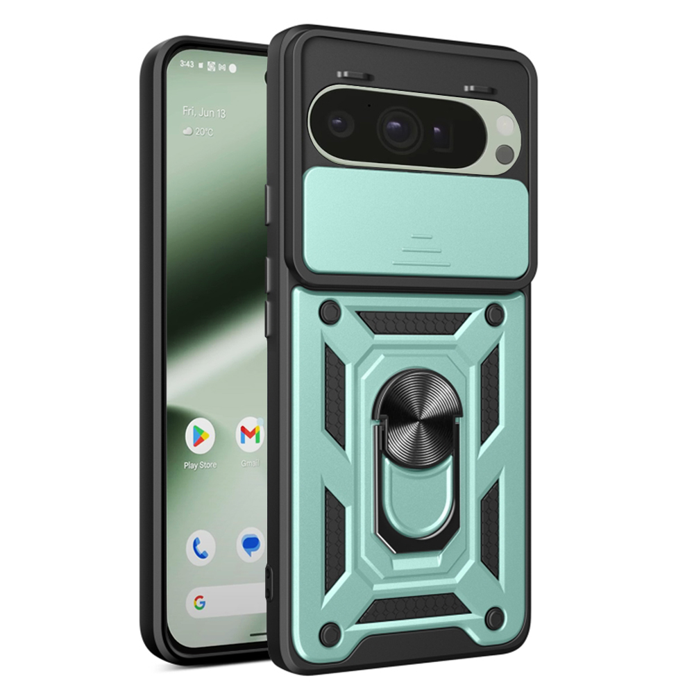 Калъф за Google Pixel 10/10 Pro - Techsuit CamShield Series - Зелен