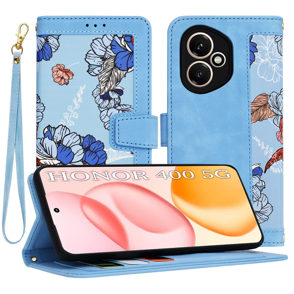 Калъф за Honor 400 - Techsuit FlipCraft - Vibrant Син