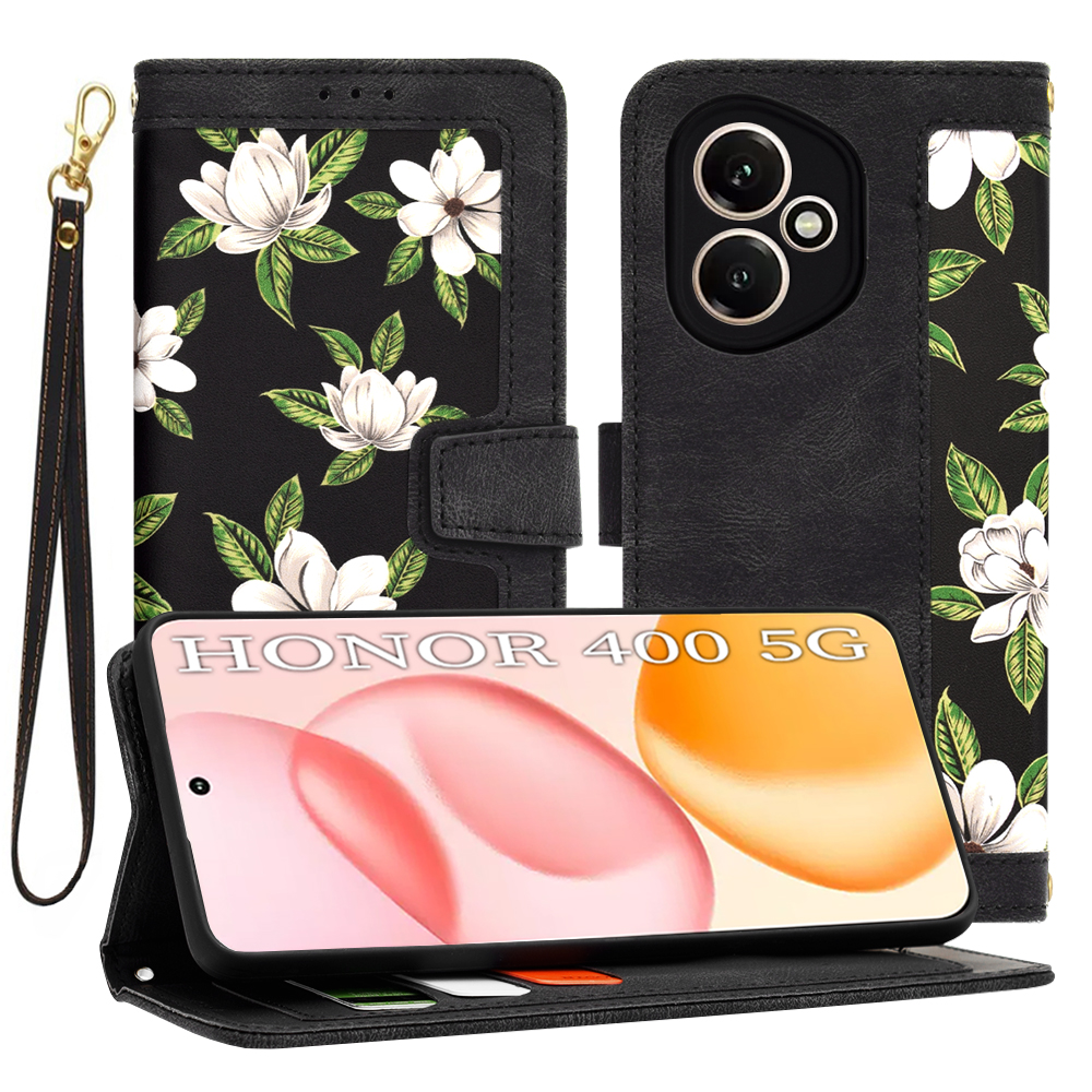Корица за Honor 400 - Techsuit FlipCraft - Flowers of the Dawn
