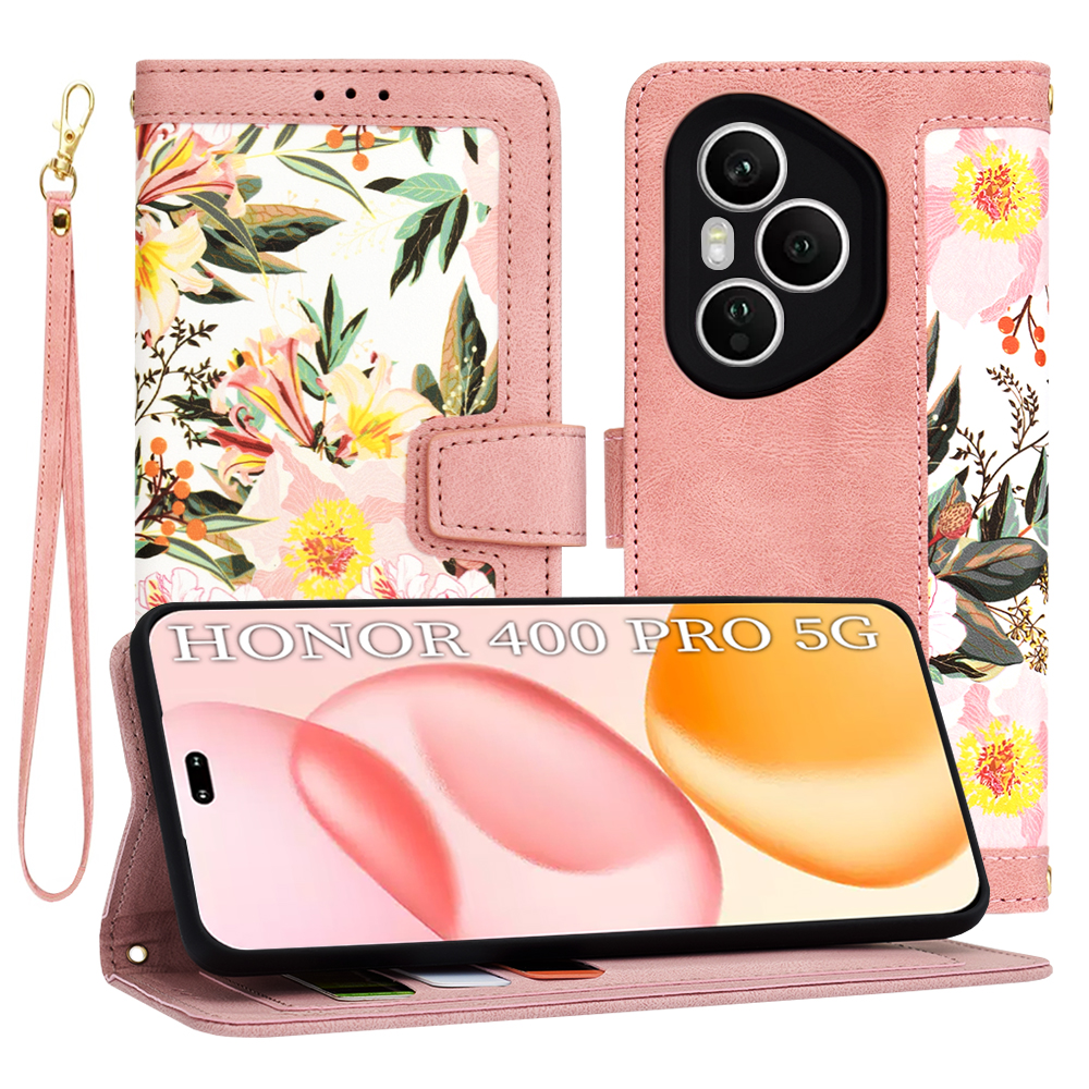 Калъф за Honor 400 Pro - Techsuit FlipCraft - Sweetheart Розов