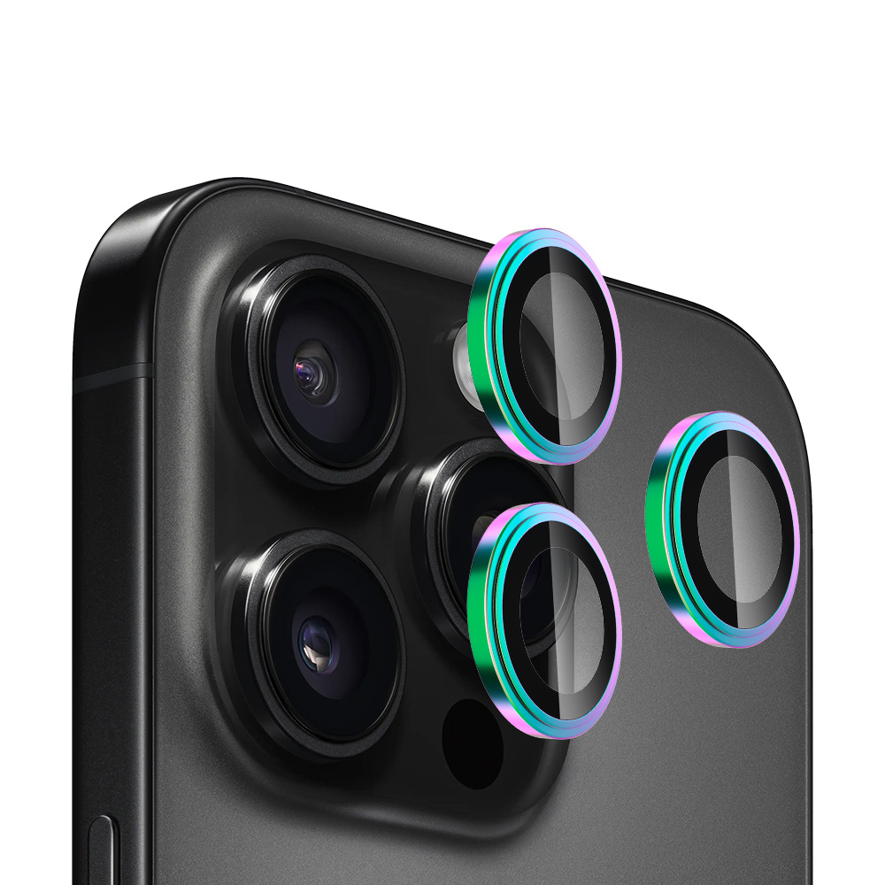 Калъф за iPhone 16 Pro / iPhone 16 Pro Max - Blueo Sapphire Crystal Original Lens Glass - Цветен
