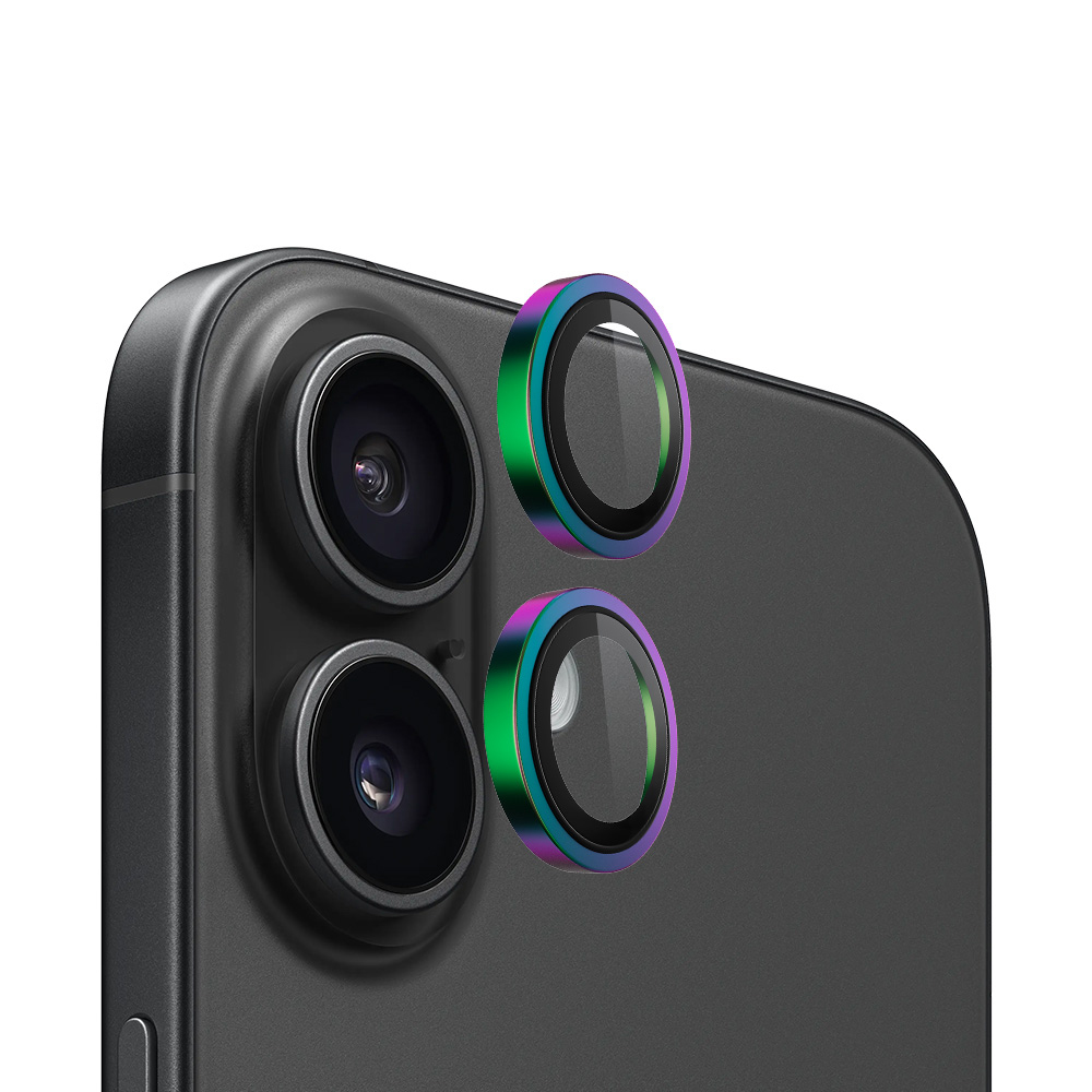 Калъф за iPhone 16 / iPhone 16 Plus - Blueo Original Metal Frame Lens Protector - Цветен