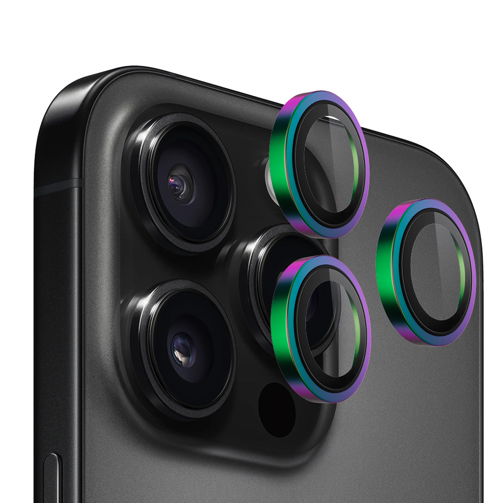 Калъф за iPhone 14 Pro / iPhone 14 Pro Max - Blueo оригинален протектор за обектив с метална рамка - цветен