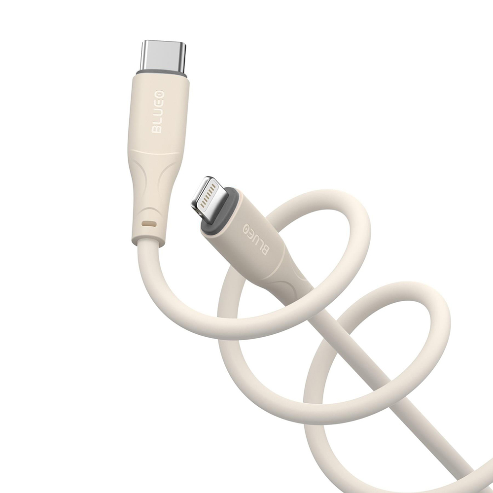 Кабел за зареждане Type-C към Ligtning, бързо зареждане, 1,5 м - Blueo Ape Lengend - Сив