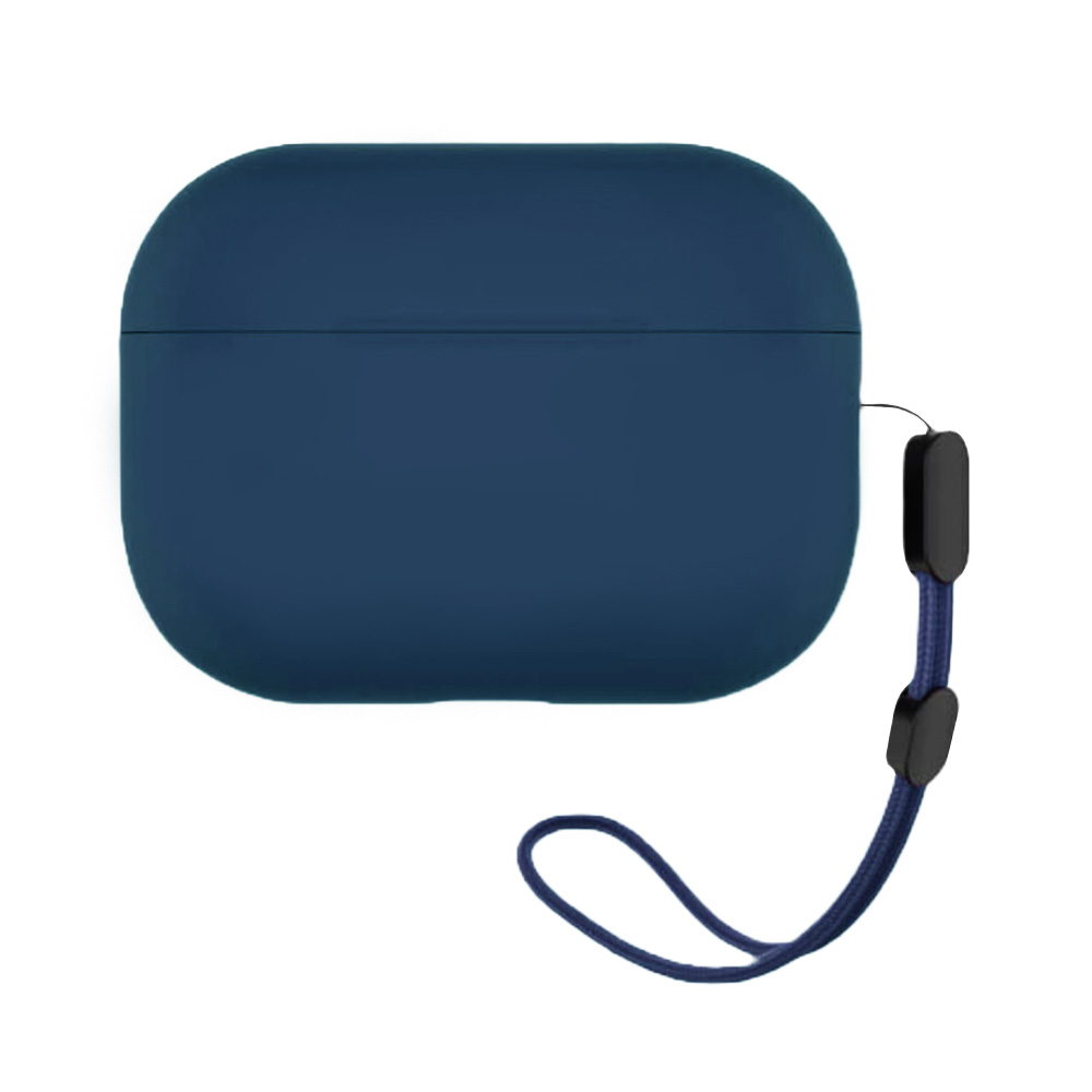 Калъф за AirPods Pro 2 - Blueo Liquid Silicone - Тъмносин Син