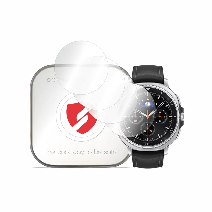 [4x Pack] Samsung Galaxy Watch8 Classic - Smart Protection Classic - Прозрачен